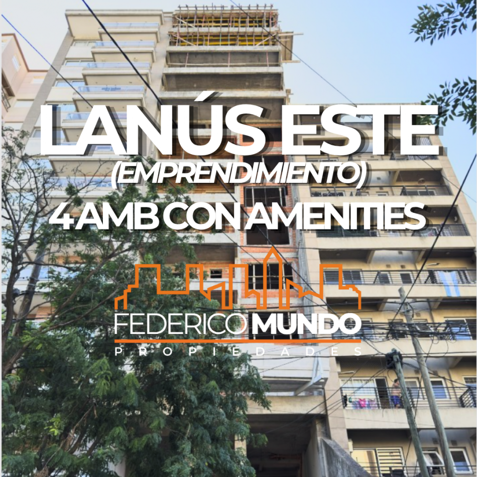 Departamento 4 ambientes en venta Lanus Este
