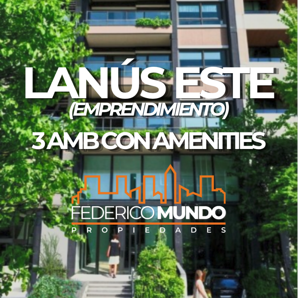 Departamento 3 ambientes en venta Lanus Este