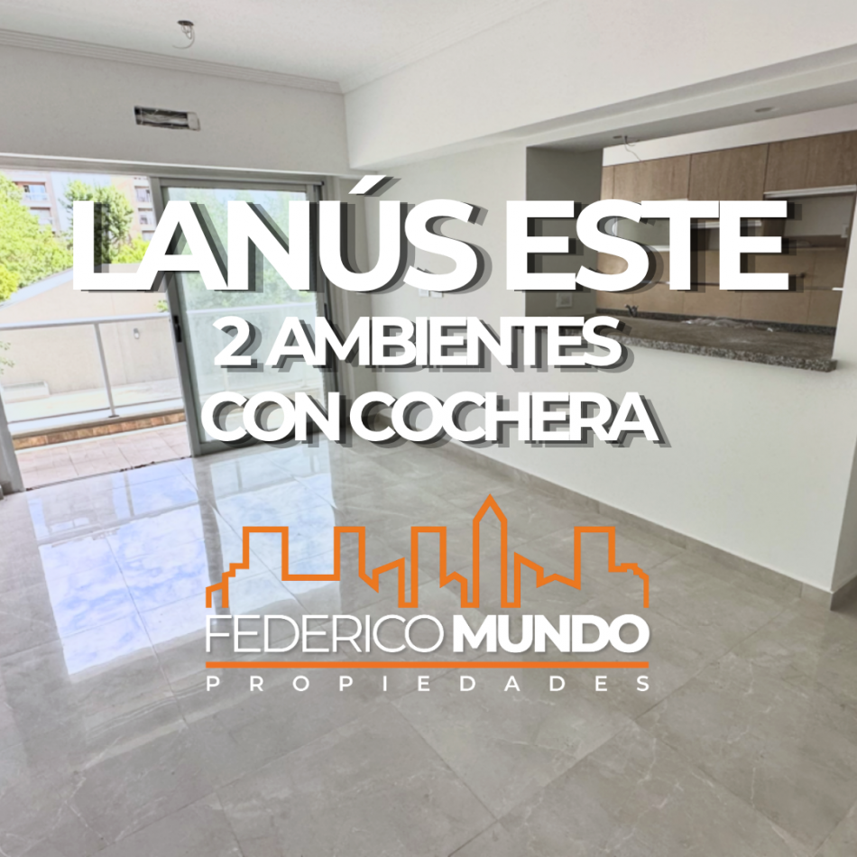 Departamento 2 ambientes venta a estrenar c/cochera Lanus Este