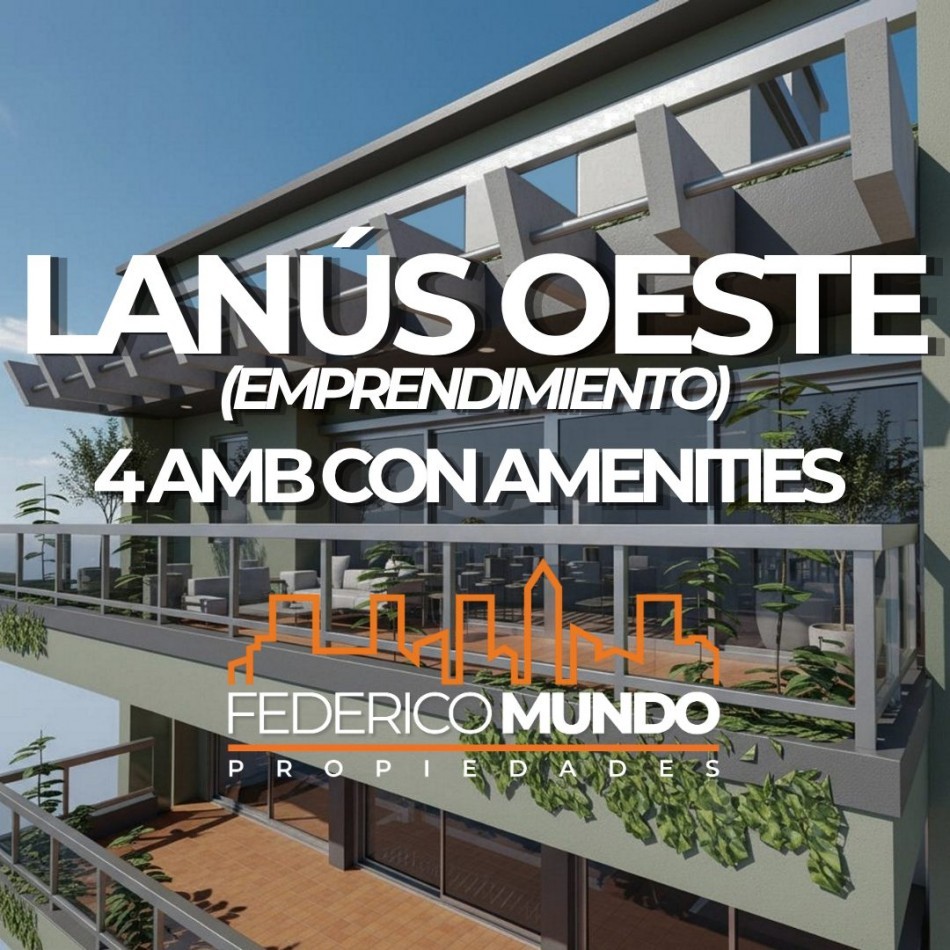 Piso/departamento 4 ambientes en venta en pozo en Lanus Oeste