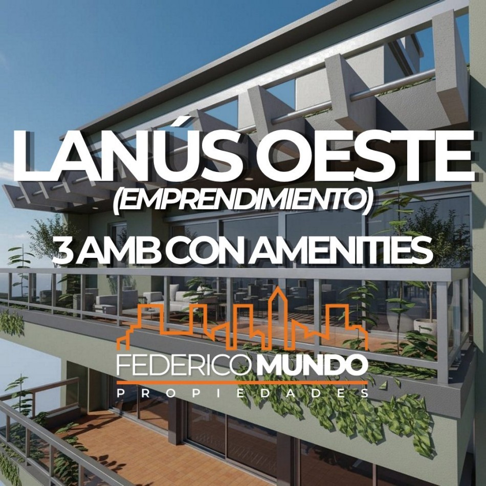 Departamento 3 ambientes en venta en pozo en Lanus Oeste