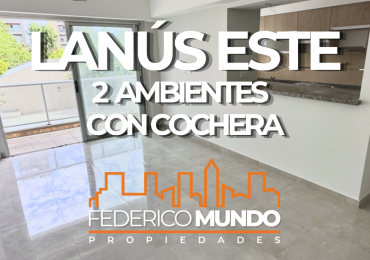 Departamento 2 ambientes venta a estrenar c/cochera Lanus Este