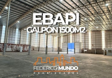 Deposito/Galpon En Alquiler De 1500 M2 - Ebapi Parque Industrial Polo Buen Ayre