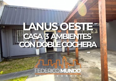 Casa 3 ambientes en venta Lanus Oeste