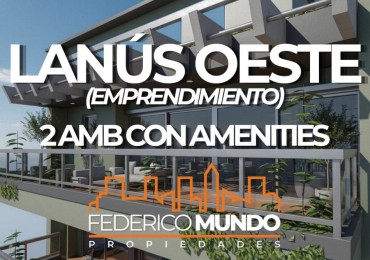 Departamento 2 ambientes en venta en pozo en Lanus Oeste